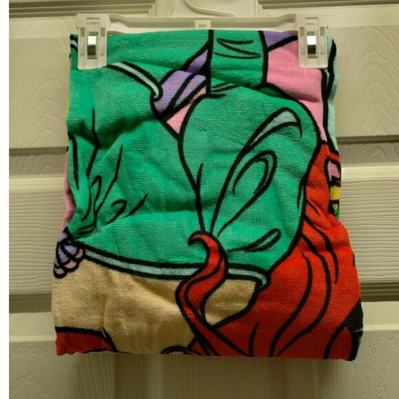 Disney Princess Jasmine Ariel Rapunzel Cotton Beach Towel 28"x58" NWT - Picture 5 of 5